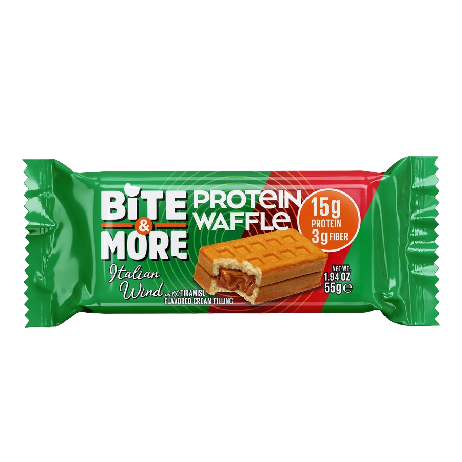 Bite&More Protein Waffle  55g Tiramisu